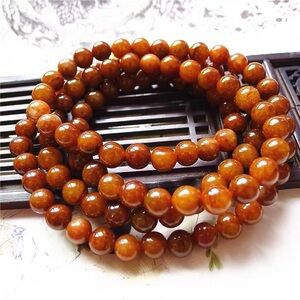 Natural Grade A Type Jadeite Burmese Jade necklace Red jade necklace